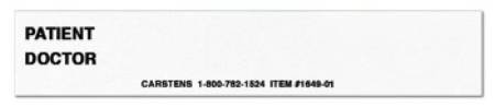 Picture of Identification Card Medsav Solutions®1649-01