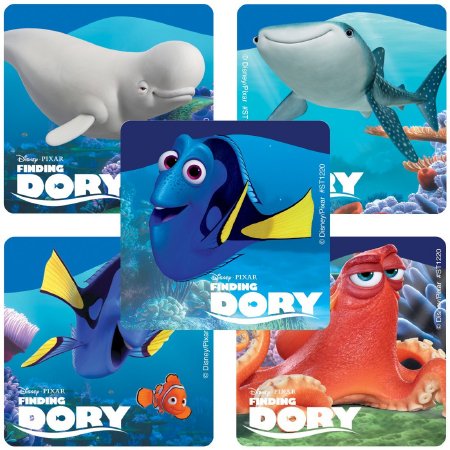 Picture of Disney® 100 per Unit Finding Dory Sticker 2.5 InchST1220B