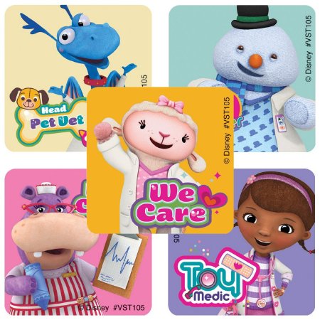 Picture of ValueStickers™ 250 per Unit Doc McStuffins Sticker 1.625 InchVST105P