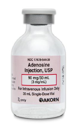 Picture of Adenosine, Preservative Free 3 mg / mL Injection Single Dose Vial 30 mL17478054430