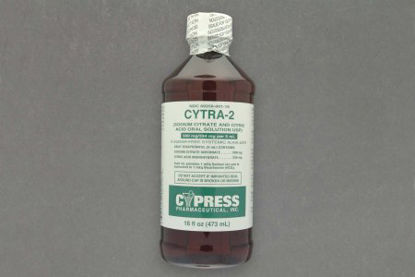 Picture of Cytra-2® Citric Acid Monohydrate / Sodium Citrate Dihydrate 334 mg - 500 mg Solution Bottle 16 oz.60258000116