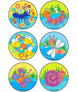 Picture of Kids Love Stickers® 90 per Unit Cutie Bugs , Assorted Sticker2866