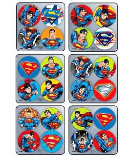 Picture of Disney® 300 per Unit Superman MiniBadges Sticker2481