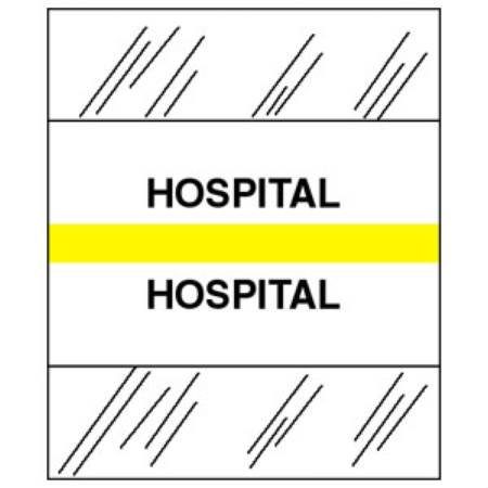 Picture of Index Tab 1 1/4 Inch Hospital54544