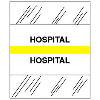 Picture of Index Tab 1 1/4 Inch Hospital54544