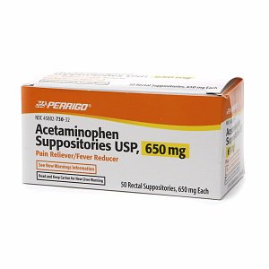 Picture of Pain Relief 650 mg Strength Acetaminophen Rectal Suppository 50 per Box45802073032