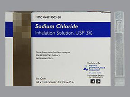 Picture of Respiratory Therapy Solution Sodium Chloride, Preservative Free 3% Solution Nebulizer Vial 4 mL00487900360