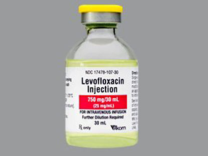 Picture of Levofloxacin 25 mg / mL Injection 30 mL17478010730