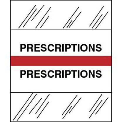 Picture of Index Tab 1/2 X 1-1/4 Inch Prescriptions54573