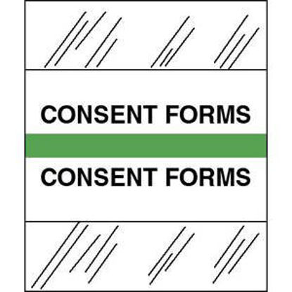 Picture of Index Tab 1/2 X 1-1/4 Inch Consent Forms54552