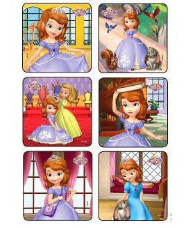 Picture of Disney® 75 per Unit Sofia the First Disney Princess Sticker1518