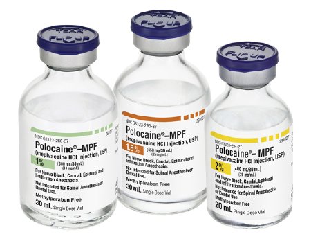 Picture of Polocaine®-MPF Mepivacaine HCl, Preservative Free 2%, 20 mg / mL Injection Single Dose Vial 20 mL63323029427