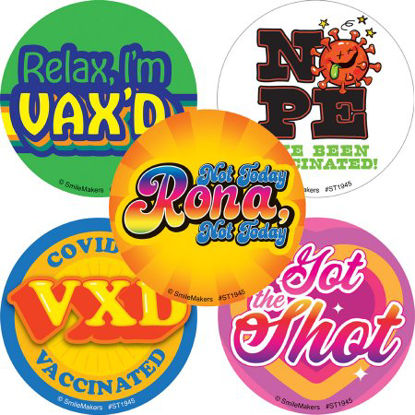Picture of SmileMakers® 125 per Unit Tween Been Vaccinated Sticker 2-1/2 InchST1945B