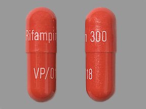 Picture of Rifampin 300 mg Capsule Bottle 60 Capsules61748001860