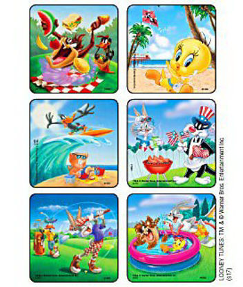 Picture of Kids Love Stickers® 75 per Unit Looney Tunes Outdoor Fun Scenes Sticker1665P