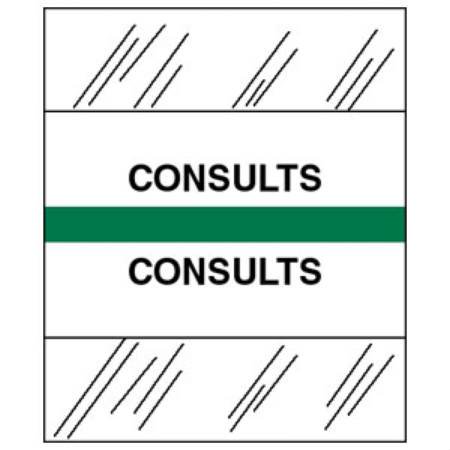 Picture of Index Tab 1/2 X 1-1/4 Inch Consults54523
