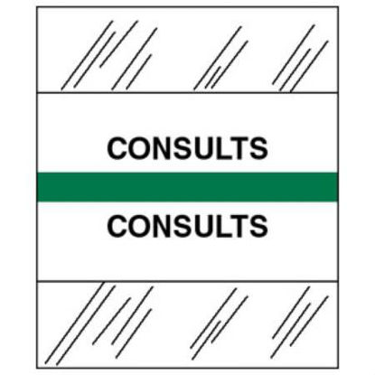 Picture of Index Tab 1/2 X 1-1/4 Inch Consults54523