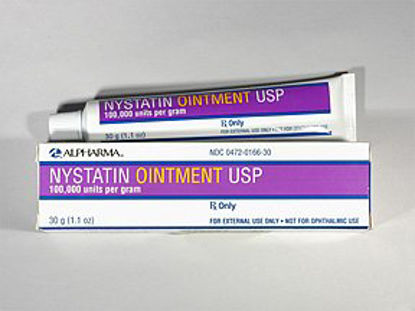 Picture of Nystatin 100,000 U / Gram Ointment Tube 30 Gram00472016630