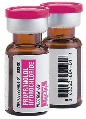 Picture of Propranolol HCl 1 mg / mL Injection Single Dose Vial 1 mL63323060401
