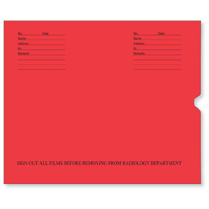 Picture of Negative Preserver Envelope Red 14-1/2 X 17-1/2 InchXPOER1