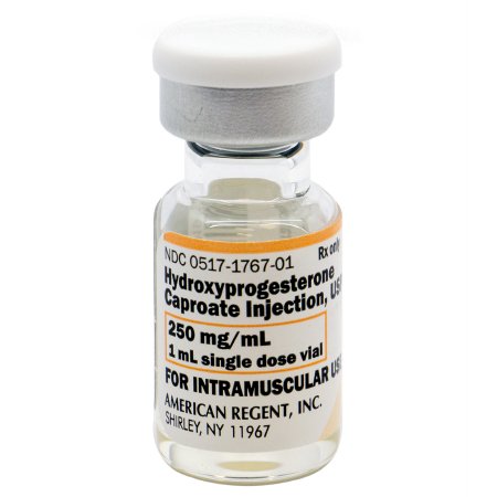 Picture of Hydroxyprogesterone Caproate 250 mg / mL Injection Single Dose Vial 1 mL00517176701