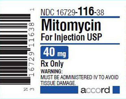 Picture of Mitomycin 40 mg Injection Vial 100 mL16729011638