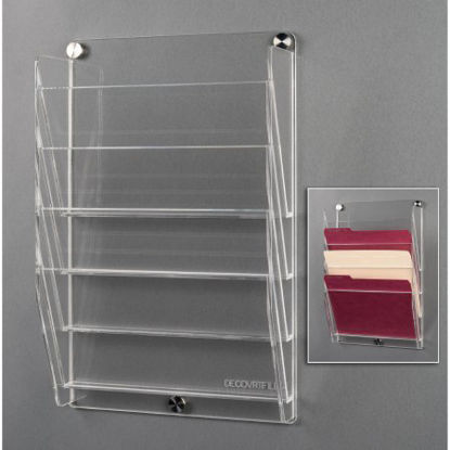 Picture of File Holder Poltex 12-1/2 X 13-2/5 Inch ClearDECOVRTFILE4-W