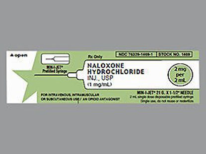 Picture of Naloxone HCl 1 mg / mL Injection Single Dose Vial 2 mL76329146901