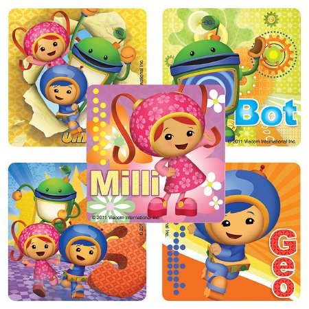 Picture of SmileMakers® 100 per Unit Team Umizoomi Sticker 2.5 InchST484R