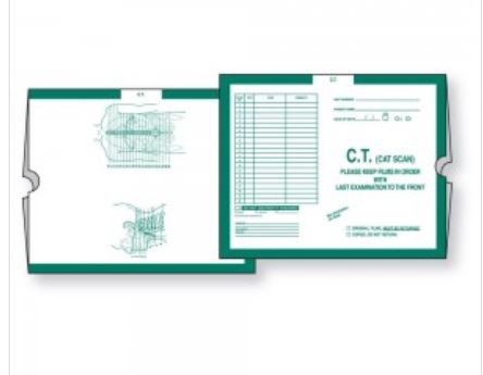Picture of C.T. Scan Insert Jacket FilePro® Green 14-1/4 X 17-1/2 InchCJE-CT1