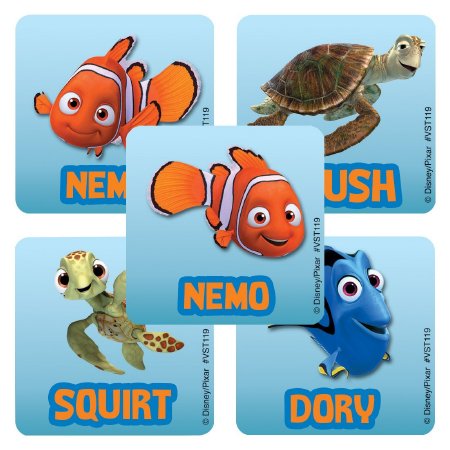 Picture of ValueStickers™ 250 per Unit Finding Nemo Sticker 1.625 InchVST119R