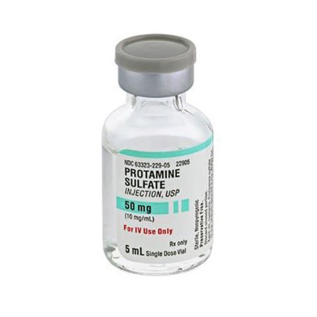 Picture of Protamine Sulfate 10 mg / mL Injection Single Dose Vial 5 mL1012020