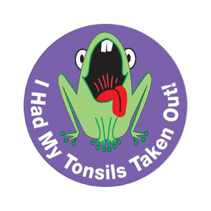 Picture of pdc® 250 per Unit I Had My Tonsils Taken Out Sticker59708857