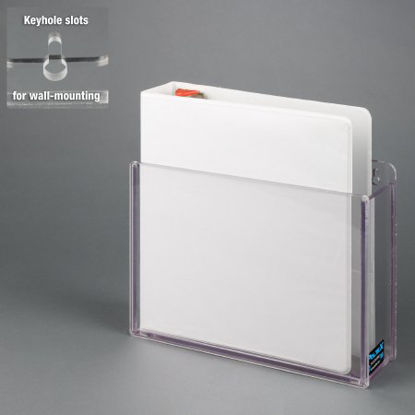 Picture of Chart Holder Poltex® Clear 1 Pocket Top OpeningBINDRPOLY-W