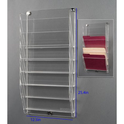 Picture of File Holder 12-1/2 X 13-2/5 Inch ClearDECOVRTFILE6-W