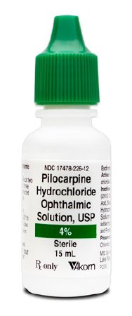 Picture of Pilocarpine HCl Drops Dropper Bottle 15 mL17478022612