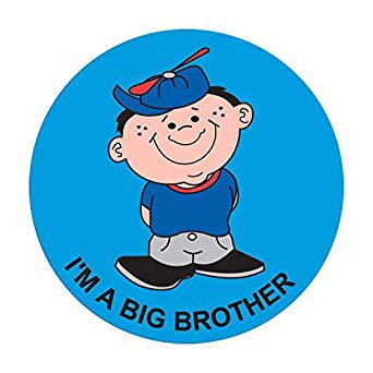 Picture of pdc® 250 per Unit I'm A Big Brother Sticker59707288