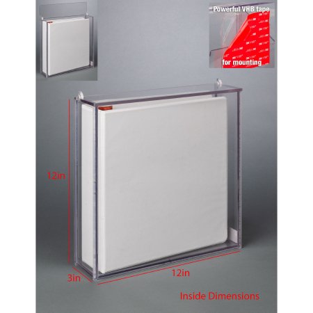 Picture of HOLDER, 3RING BINDER W/LID VHBTAPEBINDRDUST-T