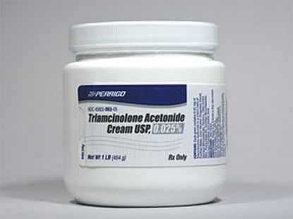 Picture of Triamcinolone Acetonide 0.025% Cream Jar 454 Gram45802006305