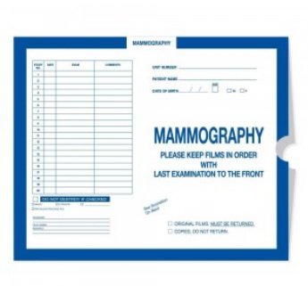Picture of Mammography Insert Jacket FilePro® Dark Blue 10-1/2 X 12-1/2 InchCJDE-MA1