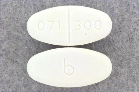 Picture of Isoniazid 300 mg Tablet Bottle 100 Tablets00555007102