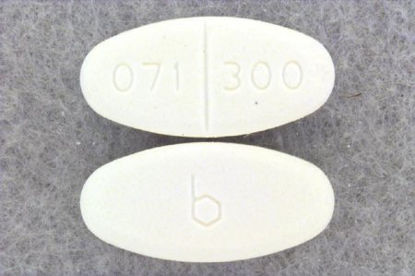 Picture of Isoniazid 300 mg Tablet Bottle 100 Tablets00555007102