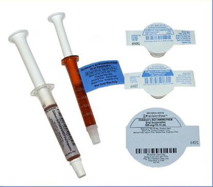 Picture of Children's Pain Relief 80 mg / 2.5 mL Strength Acetaminophen Oral Suspension 50 per Box68094058658