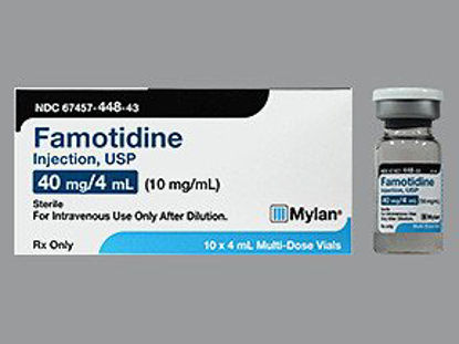 Picture of Famotidine 10 mg / mL Injection Multiple Dose Vial 4 mL67457044843