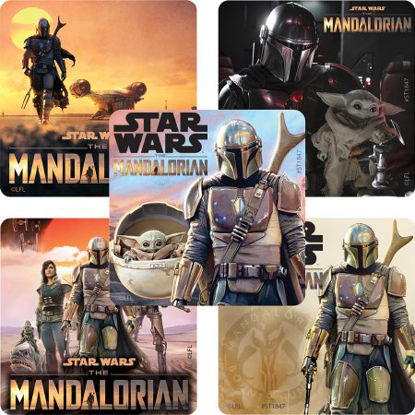 Picture of SmileMakers® 100 per Unit Star Wars Mandalorian Sticker 2.5 InchST1847B