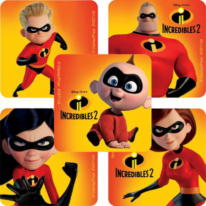 Picture of ValueStickers™ 250 per Unit The Incredibles Sticker 1.625 InchVST143R