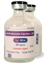 Picture of Methotrexate Sodium, Preservative Free 25 mg / mL Injection Single Dose Vial 40 mL61703040841