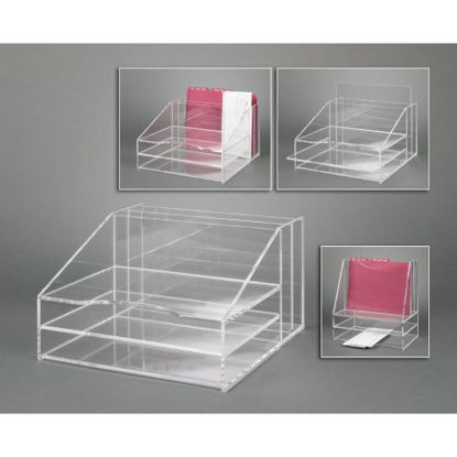 Picture of File Organizer 8 X 13 X 13-1/2 Inch ClearDECOORG