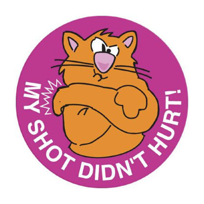 Picture of pdc® 250 per Unit My Shot Didn’t Hurt Sticker59708909