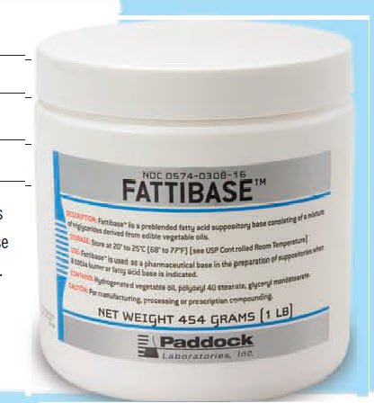Picture of Suppository Base Fattibase™ 1 lb.00574030816